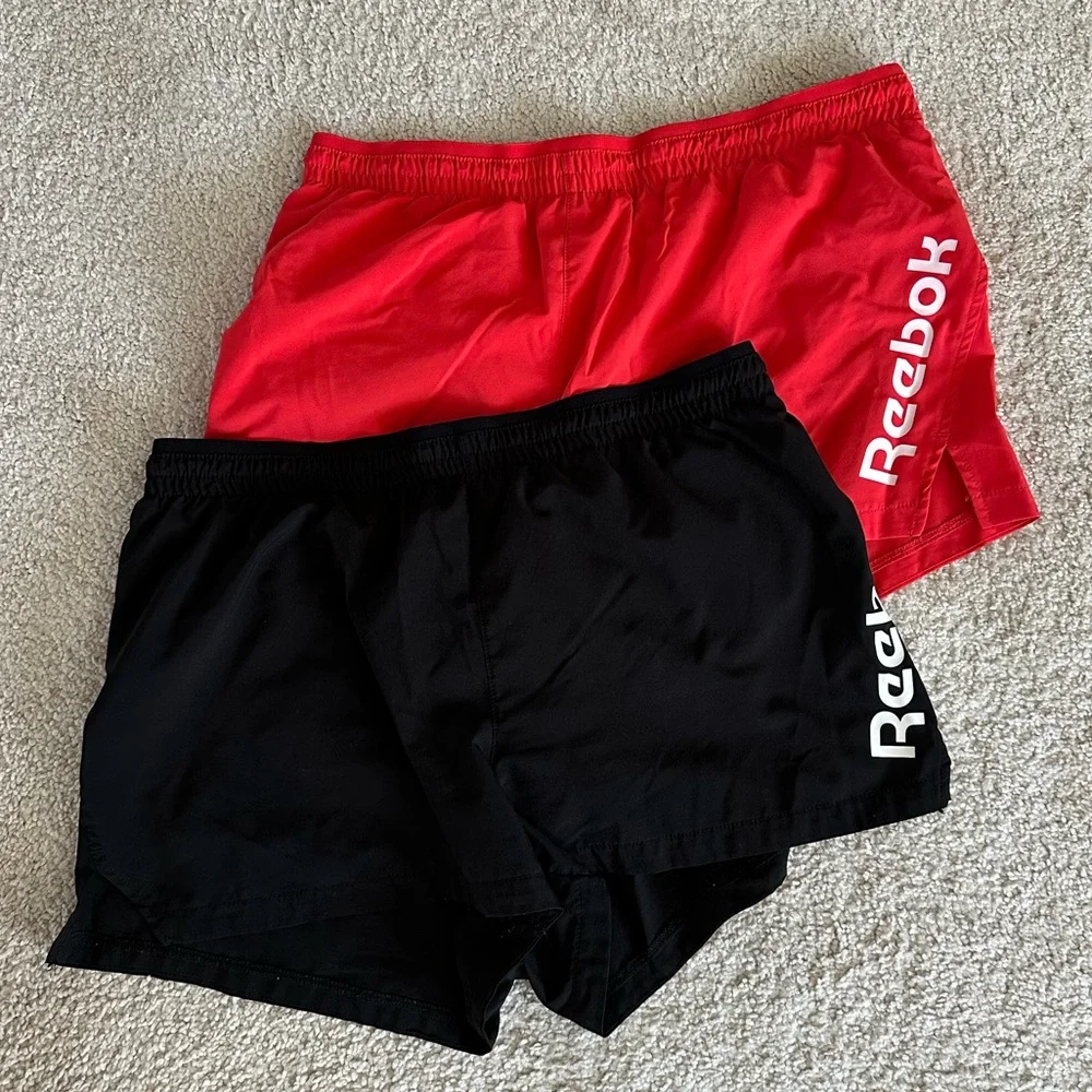 TWO Reebok Running Shorts - Picture 3 of 5